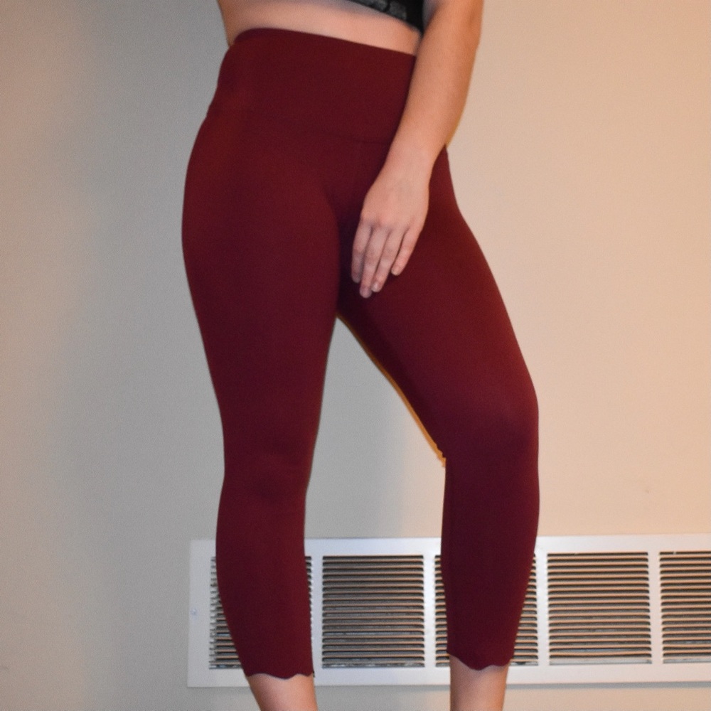 Maroon Leggings